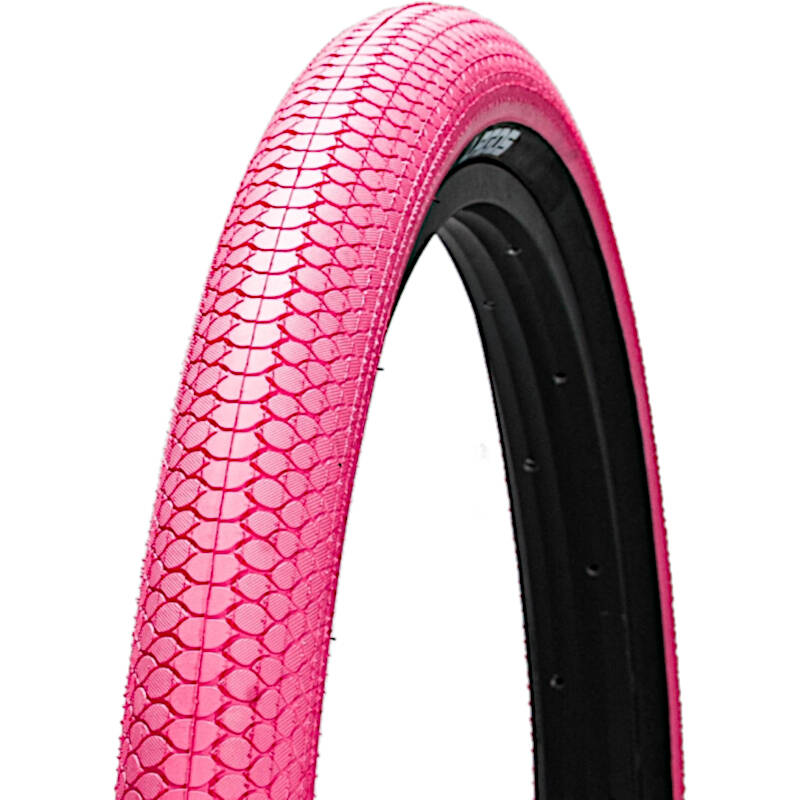 Mafiabike Snakeskin 26'' BMX Tyres (Pair) - Pink