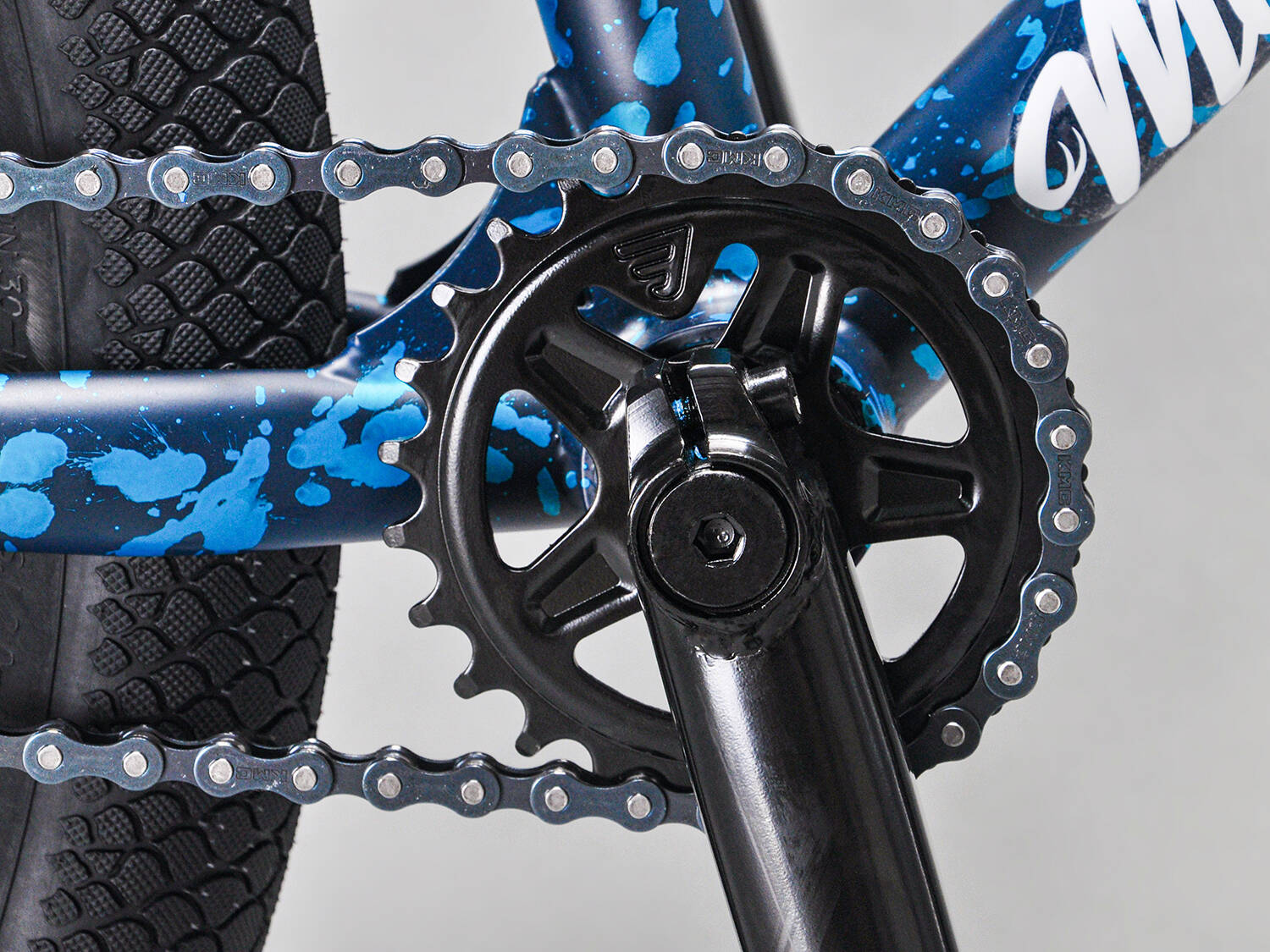 Mafiabike Medusa 26" Complete BMX - Teal Splatter