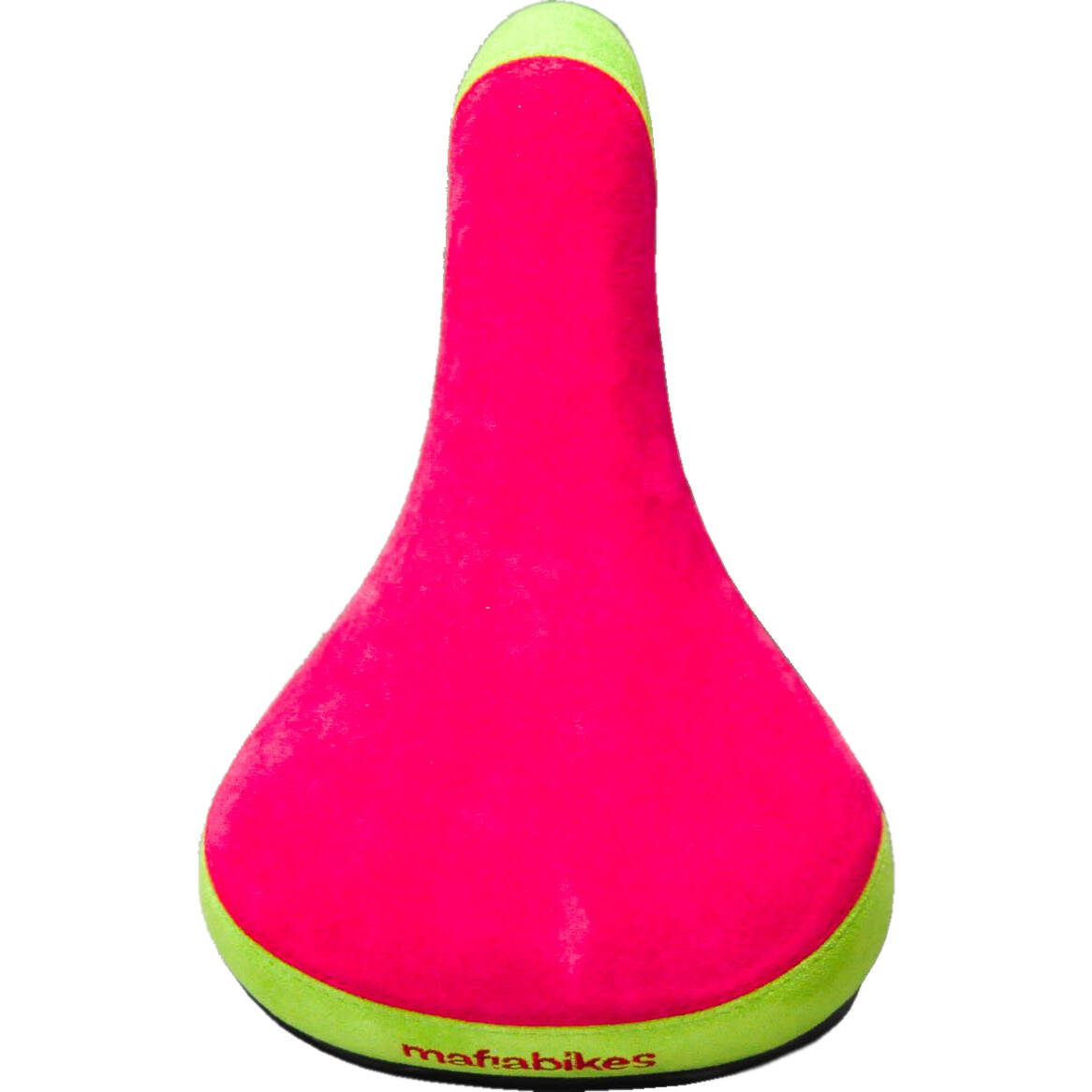 Mafiabike Fat Suede BMX Seat - Pink/Yellow
