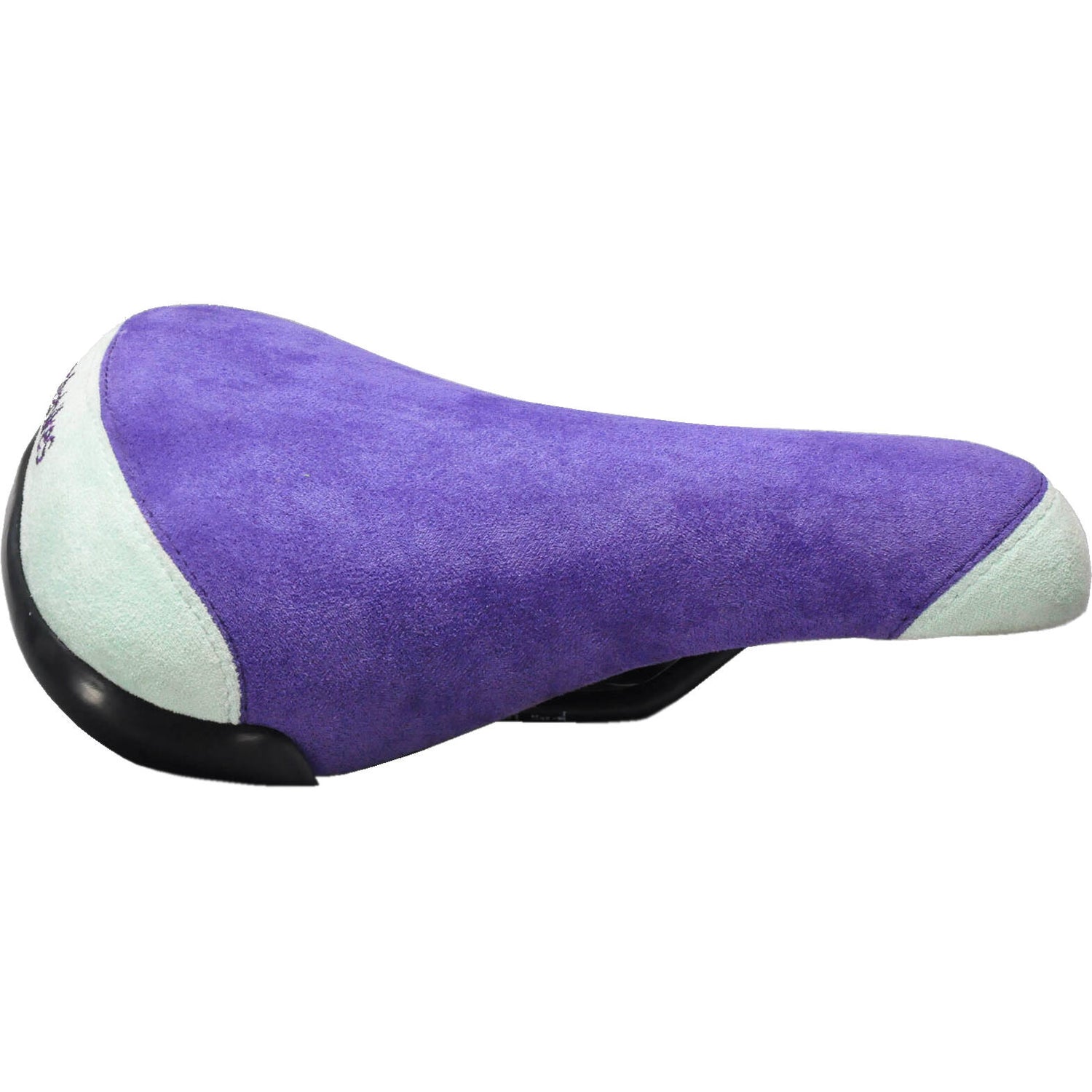Mafiabike Fat Suede BMX Seat - Purple/Mint
