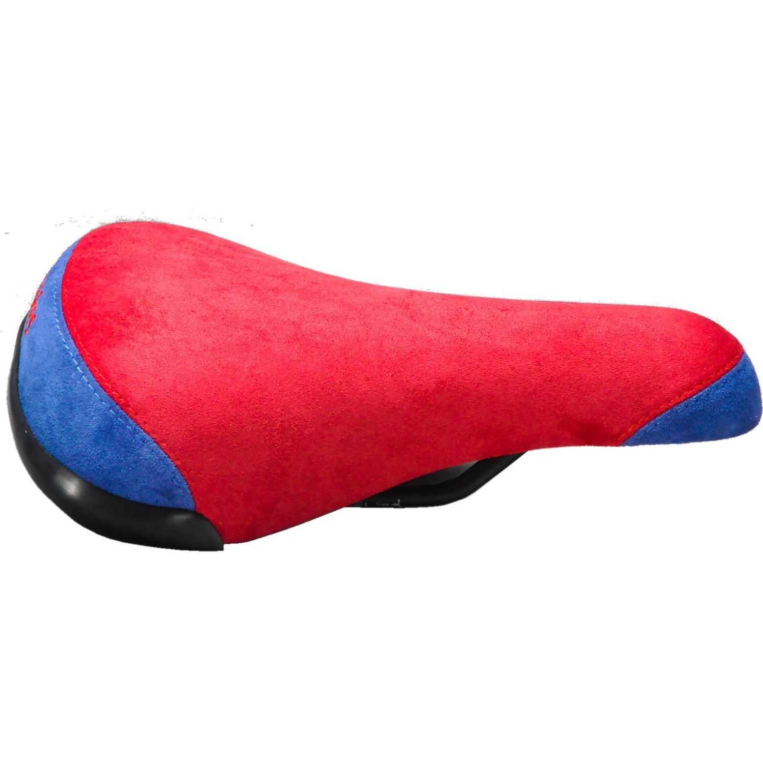Mafiabike Fat Suede BMX Seat - Red/Blue