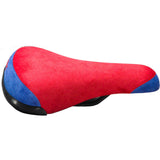 Mafiabike Fat Suede BMX Seat - Red/Blue