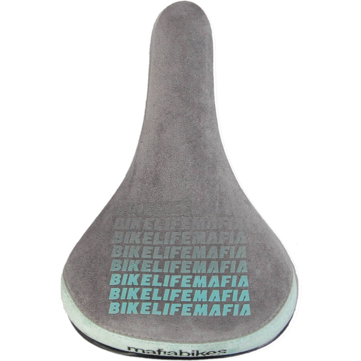 Mafiabike Bike Life Mafia Fade Saddle - Grey/Mint