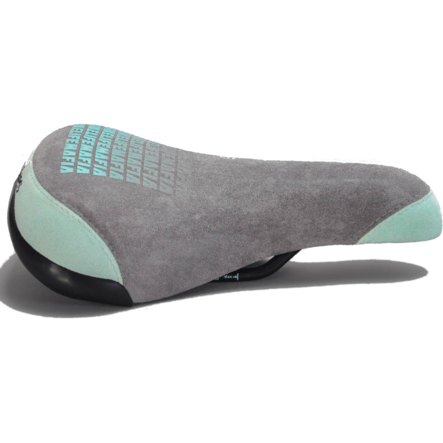 Mafiabike Bike Life Mafia Fade Saddle - Grey/Mint