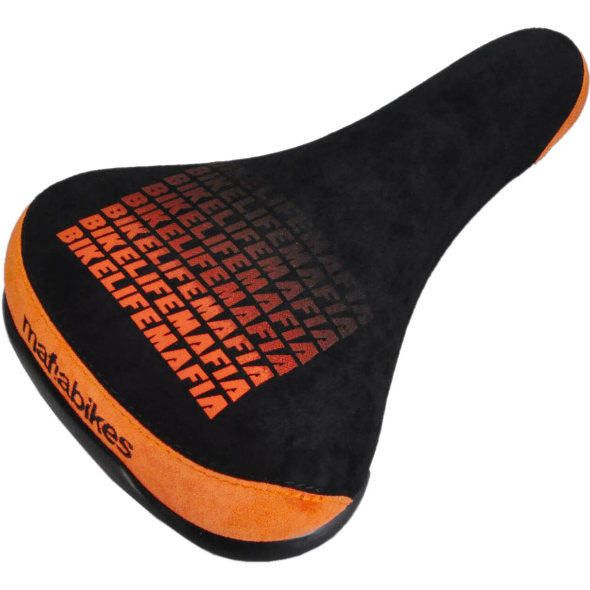 Mafiabike Bike Life Mafia Fade Saddle - Orange/Black