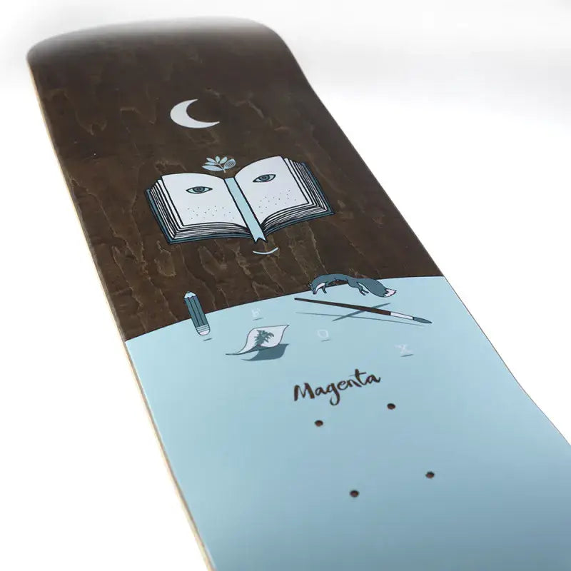 Magenta Landscape Skateboard Deck - Glen Fox 7.875''
