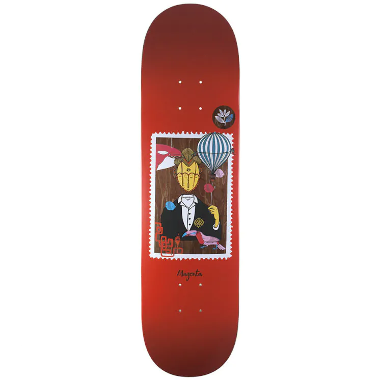 Magenta Medley Skateboard Deck - 8''