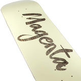 Magenta Brush Team Wood Skateboard Deck 8.25"