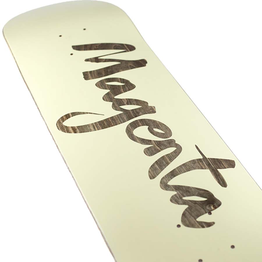 Magenta Brush Team Wood Skateboard Deck 7.75"