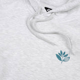 Magenta Deep Plant Hoodie - Ash