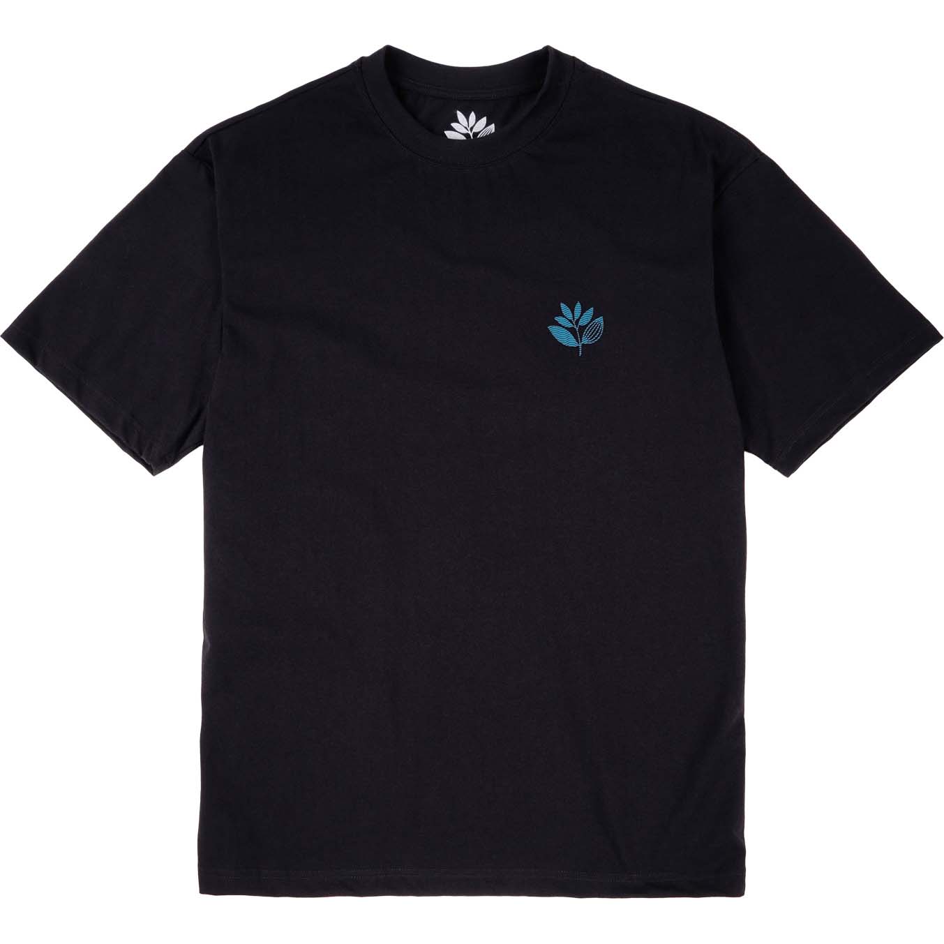 Magenta Deep Plant T Shirt - Black