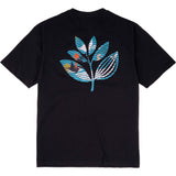 Magenta Deep Plant T Shirt - Black