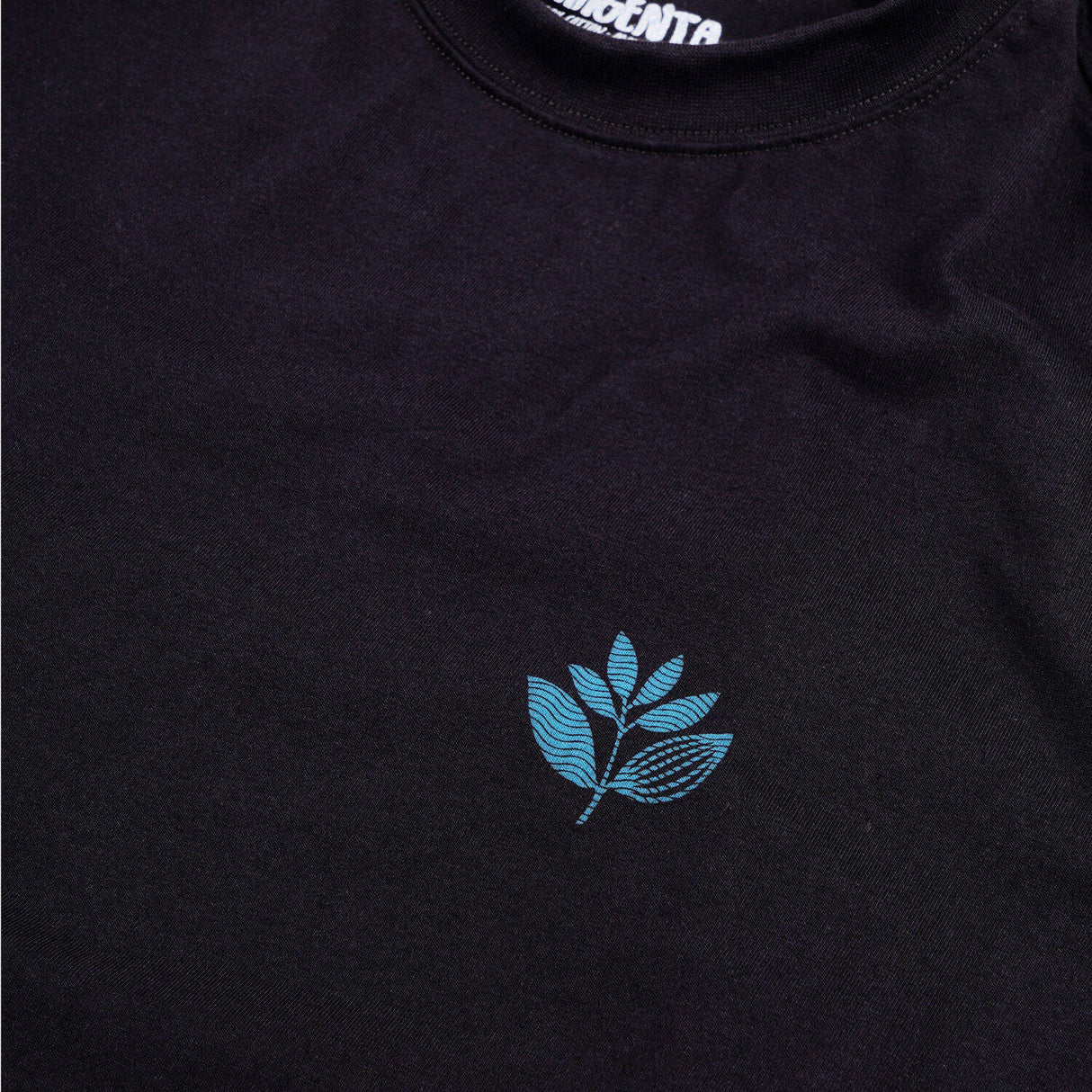 Magenta Deep Plant T Shirt - Black
