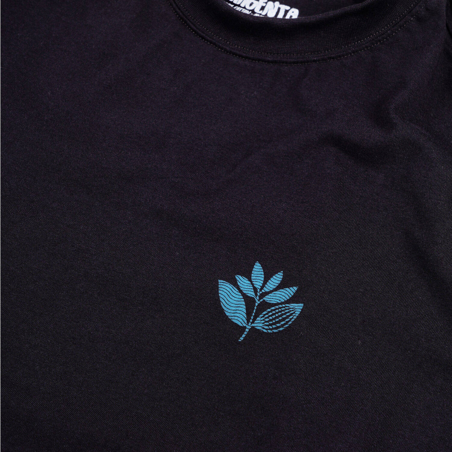 Magenta Deep Plant T Shirt - Black