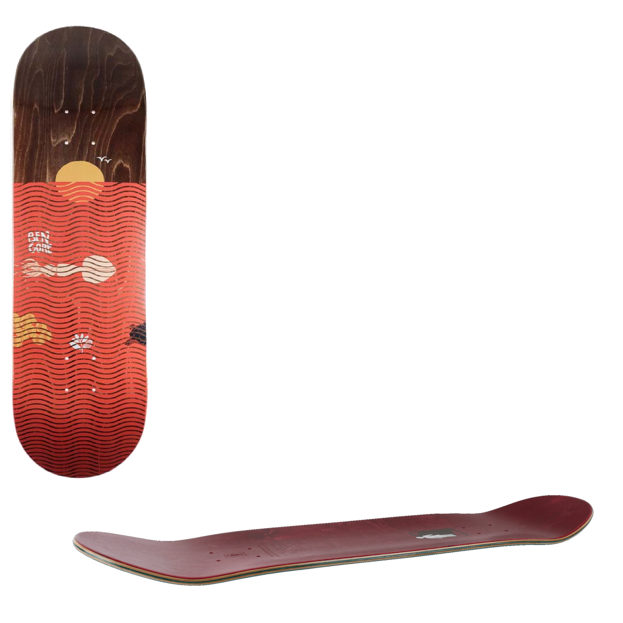 Magenta Deep Series Skateboard Deck - Gore 8.4"