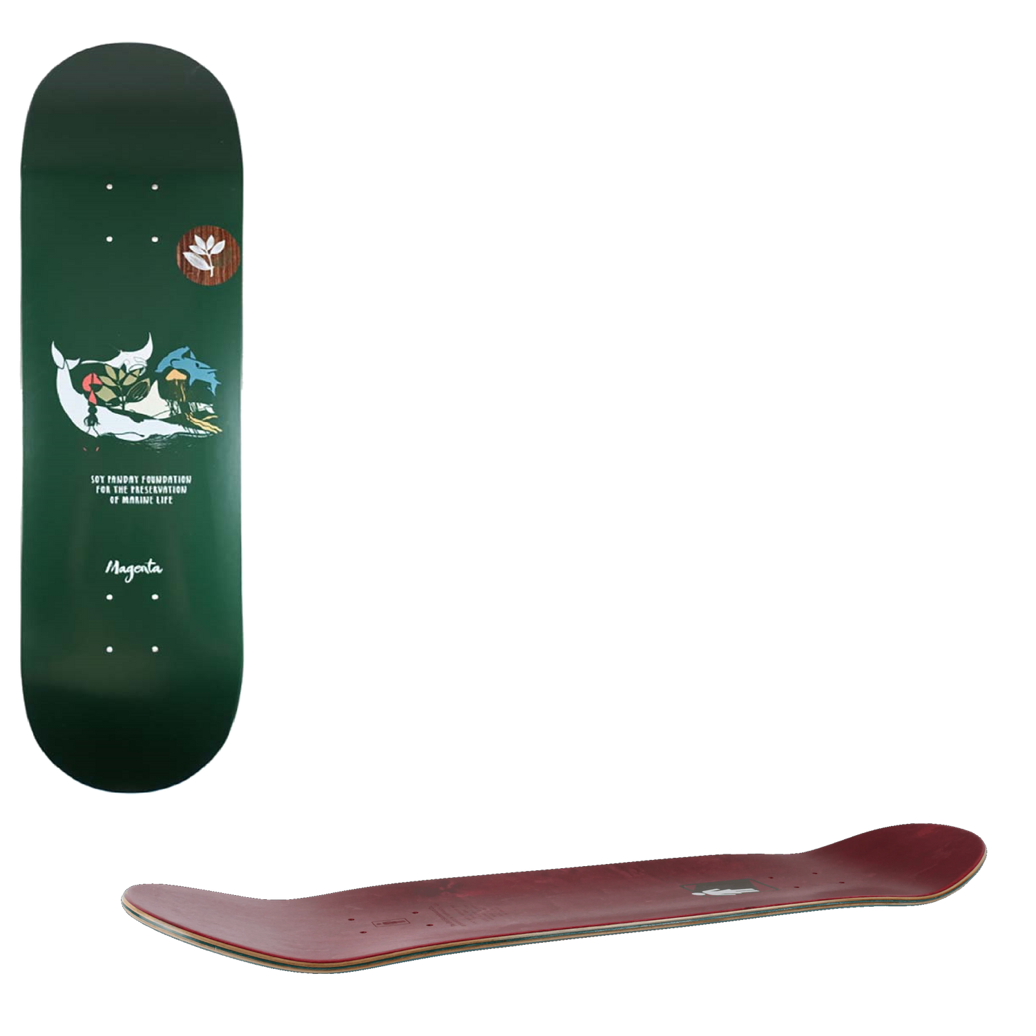 Magenta Deep Series Skateboard Deck - Panday 8.125"