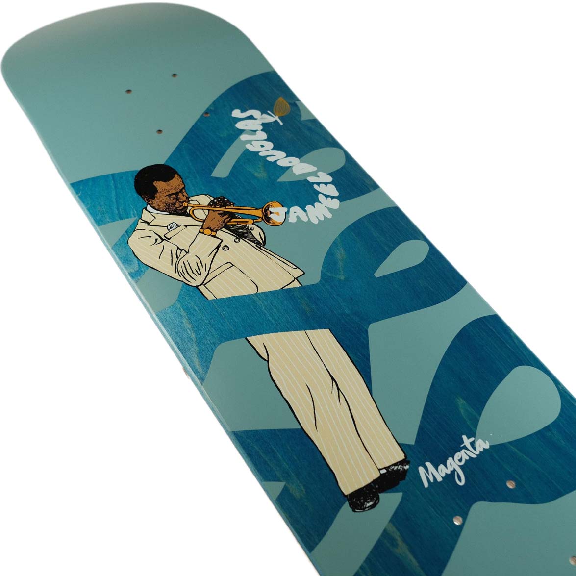 Magenta Sacred Snake Skateboard Deck - Douglas 8.125"