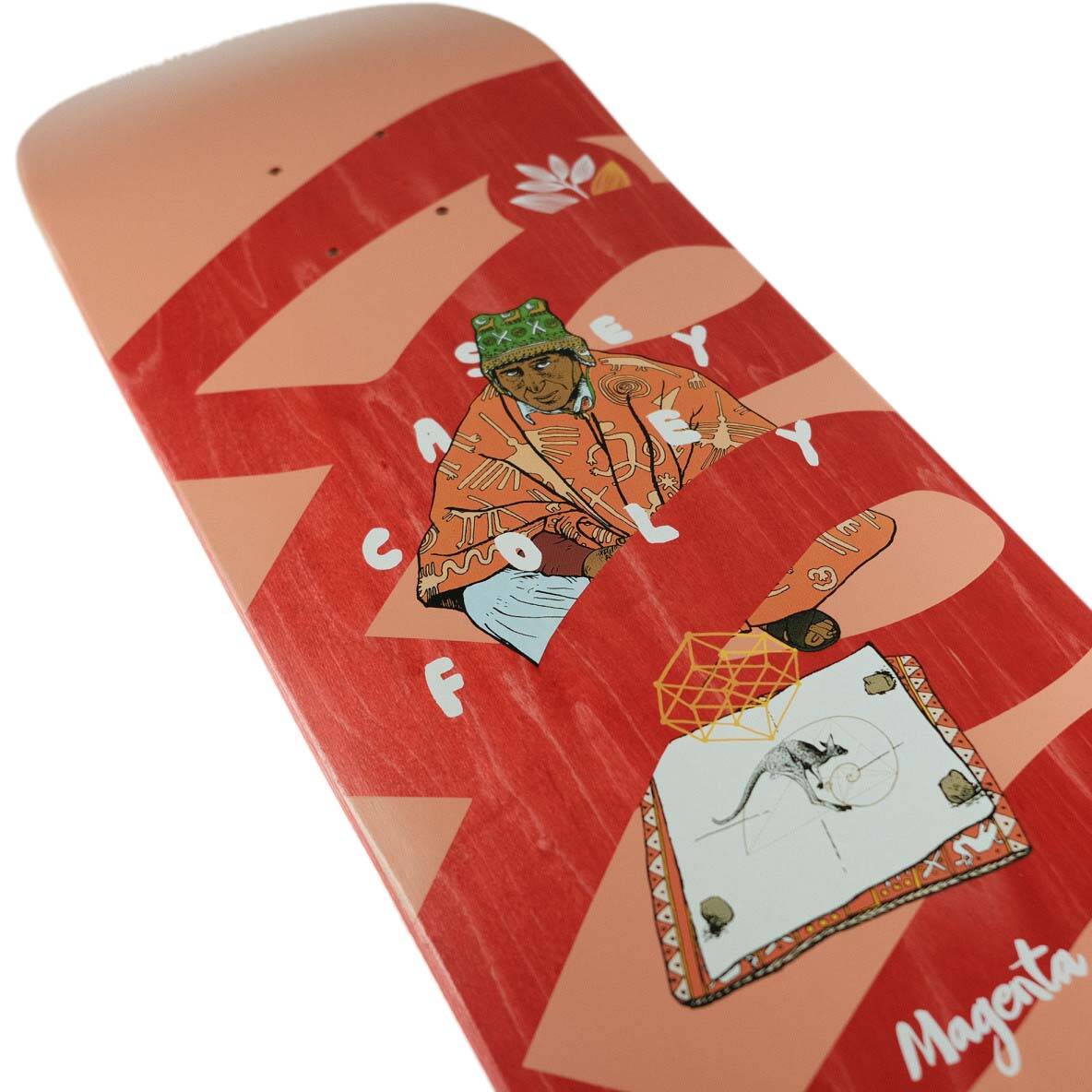 Magenta Sacred Snake Skateboard Deck - Foley 8.5"