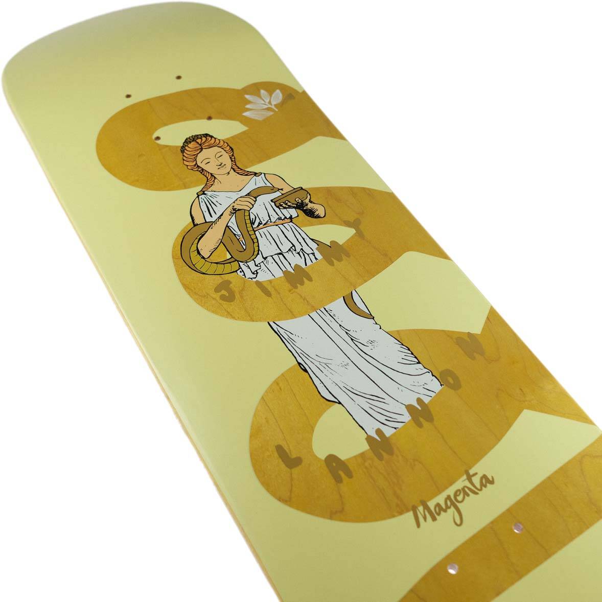 Magenta Sacred Snake Skateboard Deck - Lannon 8"