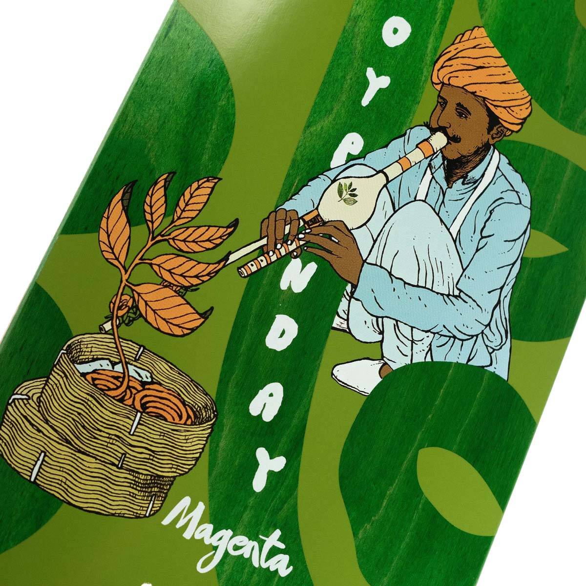Magenta Sacred Snake Skateboard Deck - Panday 8.125"