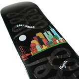 Magenta Sacred Snake Skateboard Deck - Valls 8"