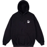 Magenta Whale Plant Hoodie - Black
