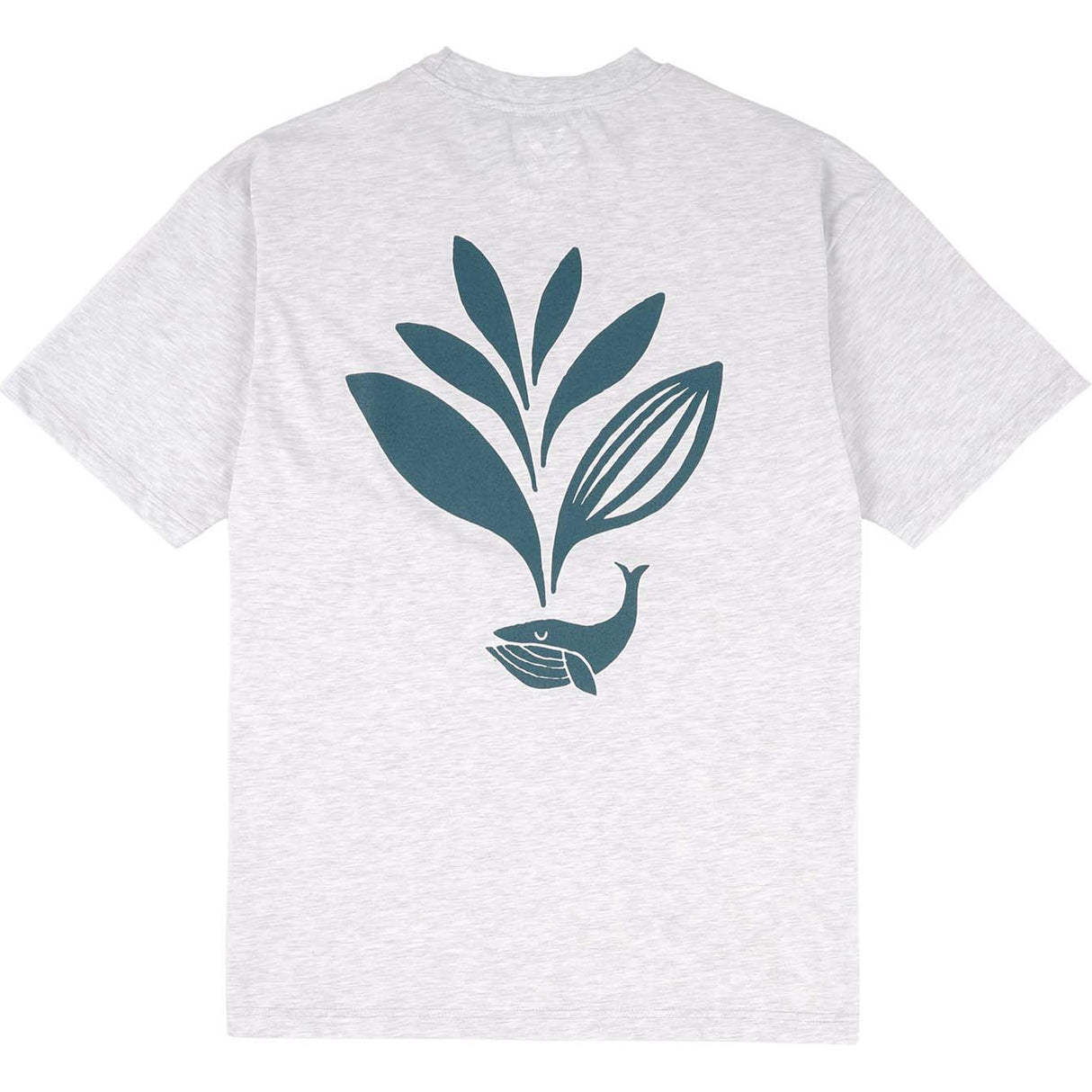 Magenta Whale Plant T Shirt - Ash