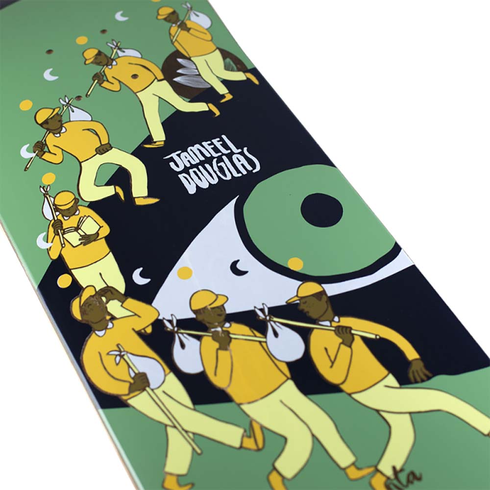 Magenta Extravision Skateboard Deck - Jameel Douglas 8.5"