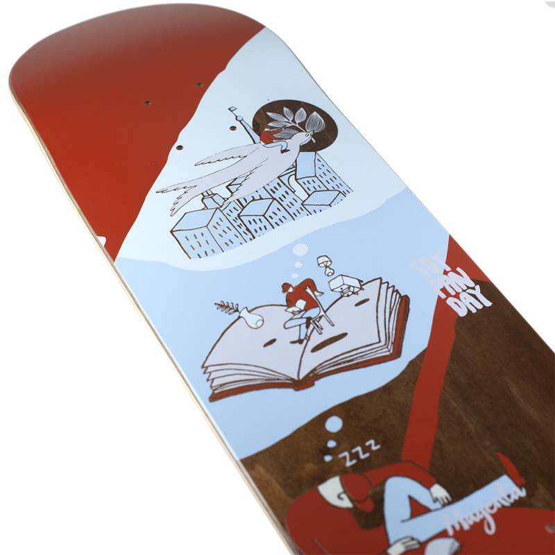 Magenta Extravision Skateboard Deck - Soy Panday 8.125"