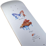 Magenta Hugo Maillard Butterfly Skateboard Deck - 8.125"