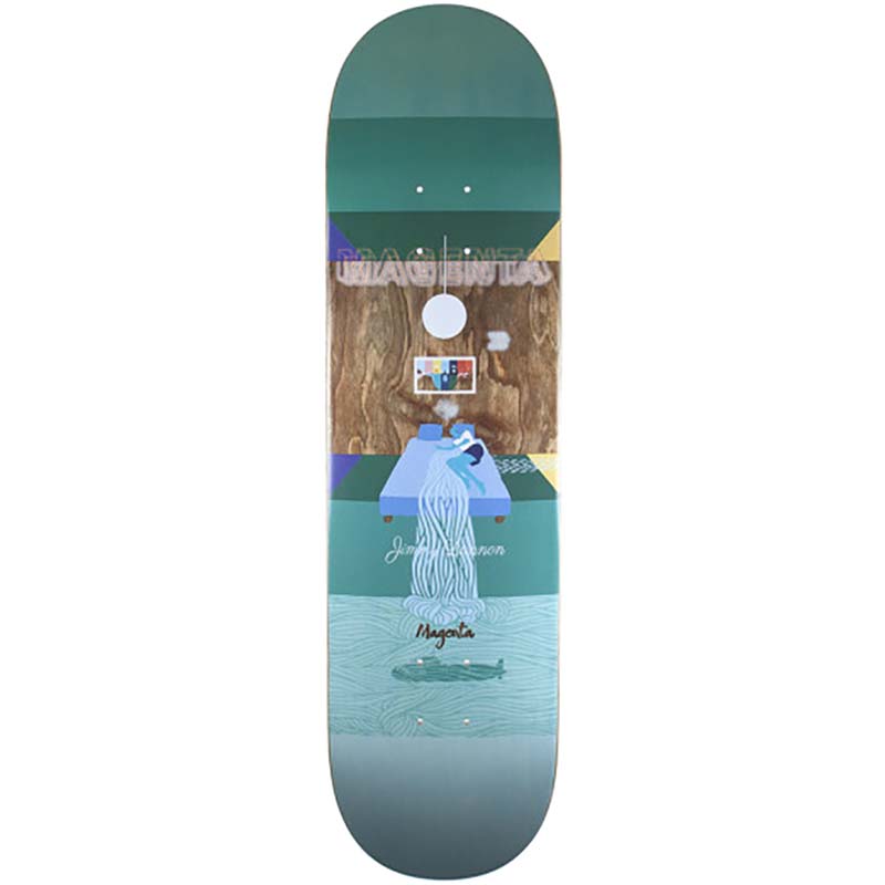 Magenta Jimmy Lannon Sleep Skateboard Deck - 8.5"