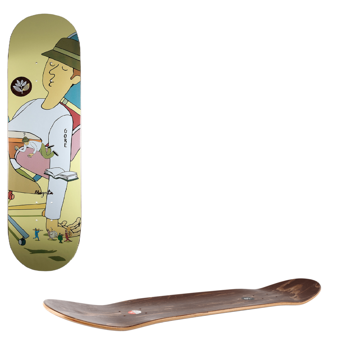 Magenta Lucid Dream Skateboard Deck - Ben Gore 8.4"