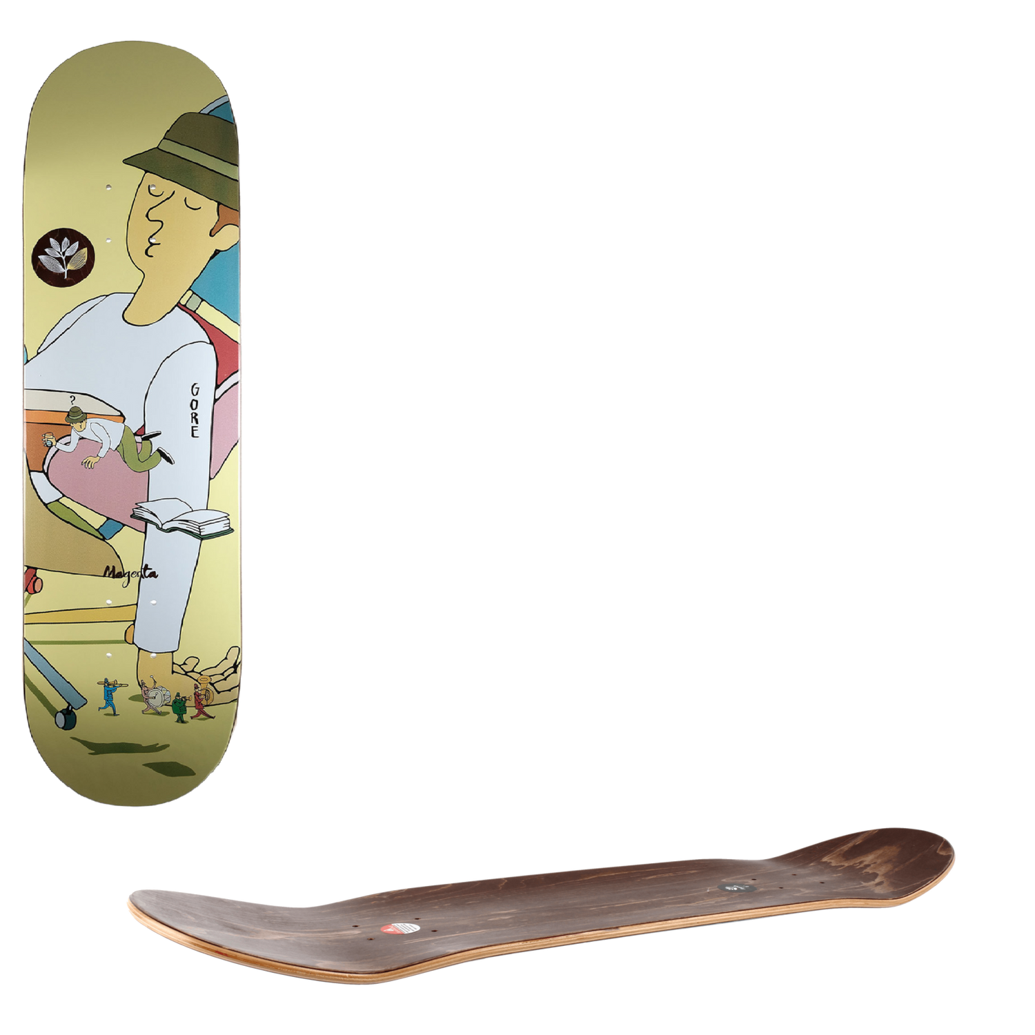 Magenta Lucid Dream Skateboard Deck - Ben Gore 8.4"