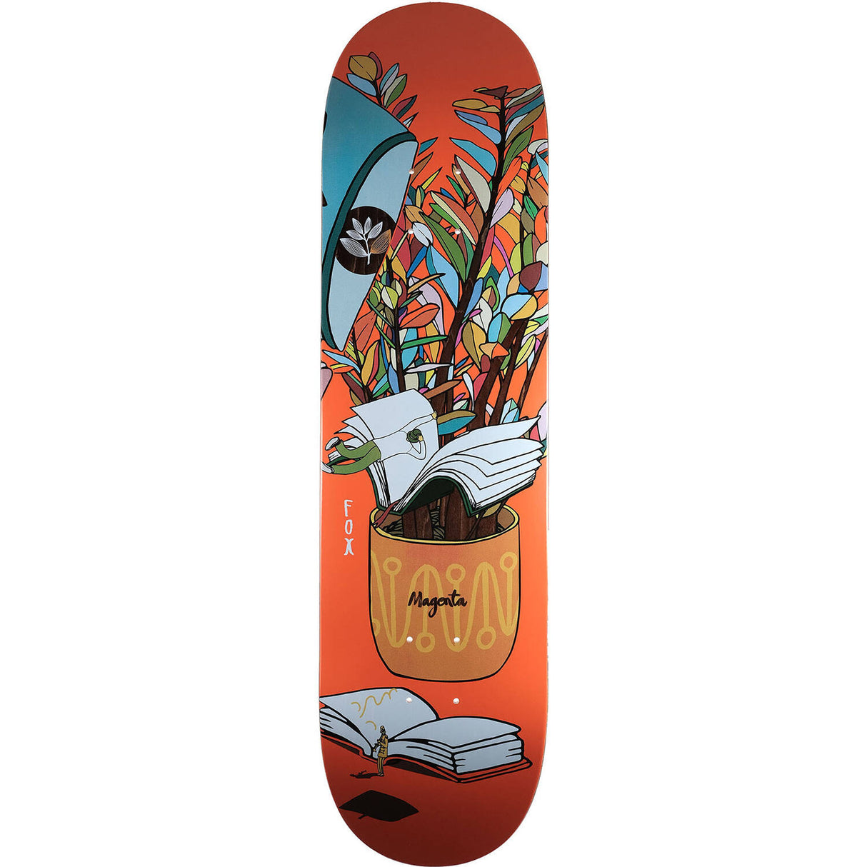 Magenta Lucid Dream Skateboard Deck - Glen Fox 8.25"