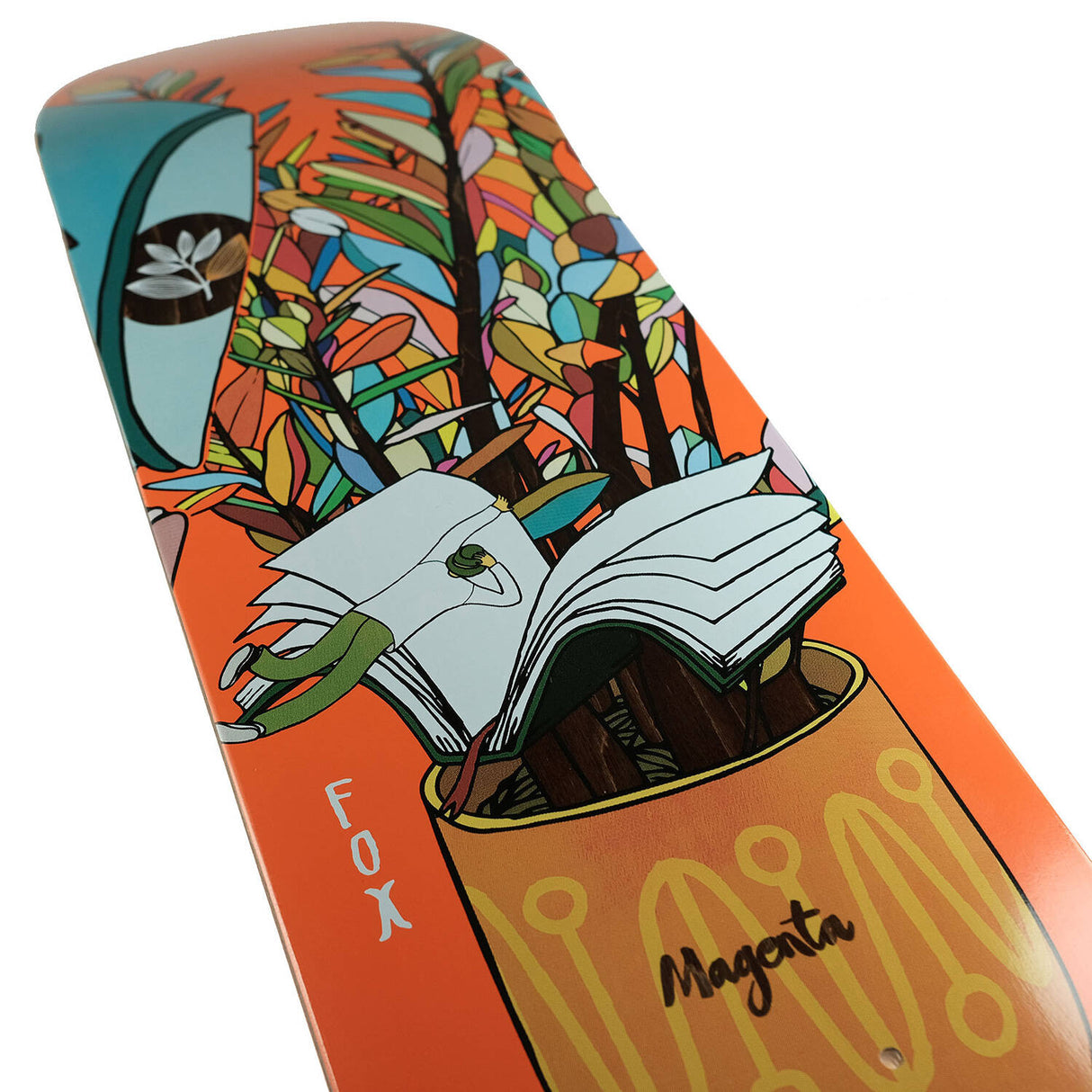 Magenta Lucid Dream Skateboard Deck - Glen Fox 8.25"