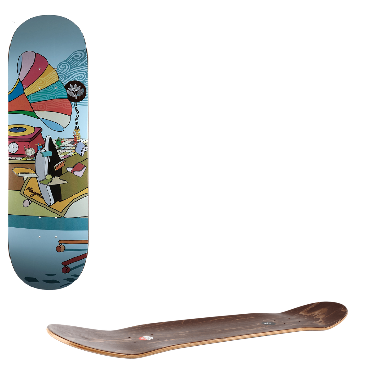 Magenta Lucid Dream Skateboard Deck - Günes Ozdogan 8.25"