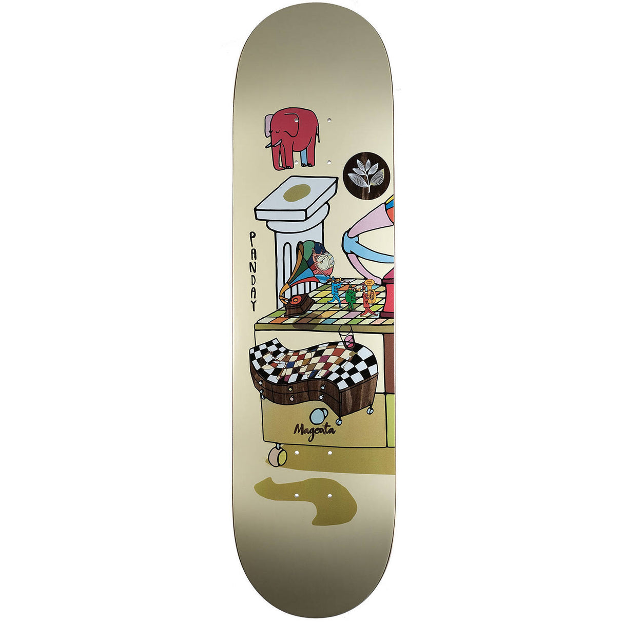 Magenta Lucid Dream Skateboard Deck - Soy Panday 8.125"