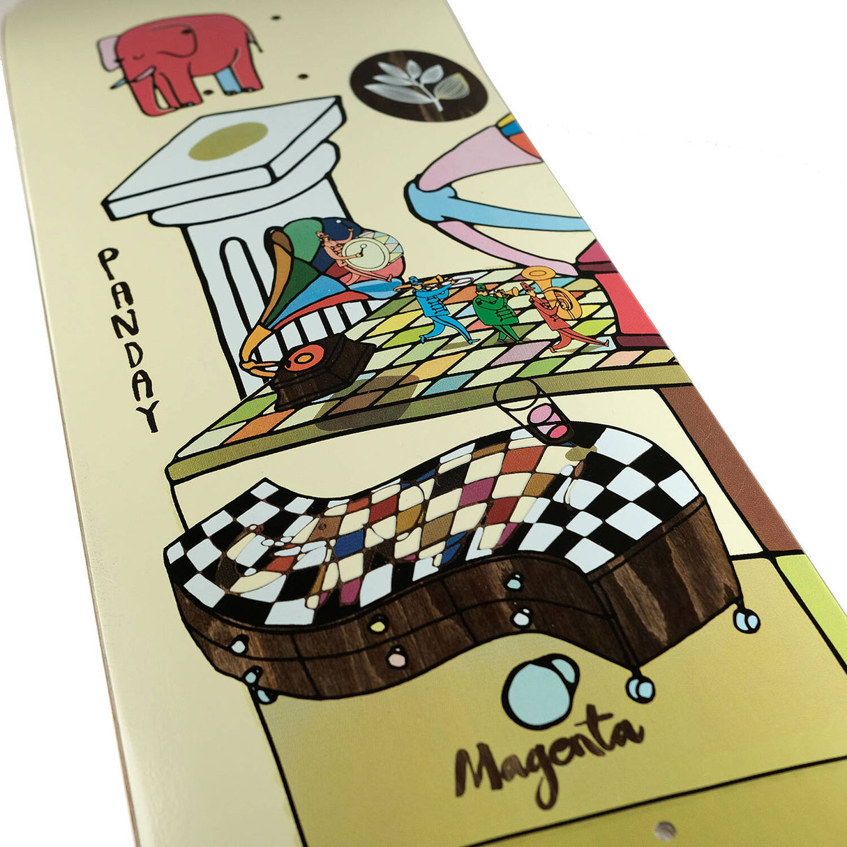 Magenta Lucid Dream Skateboard Deck - Soy Panday 8.125"