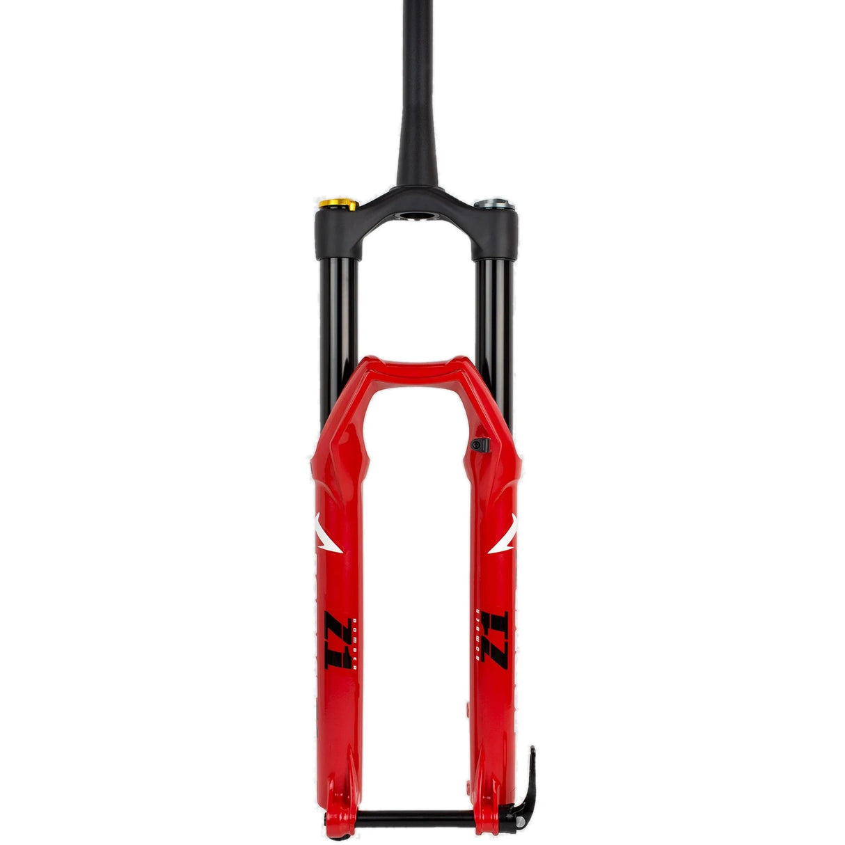 Marzocchi Bomber Z1 GRIP Sweep-Adj 15QR 110mm Tapered Forks - Red 27.5 Wheel / 180mm Travel / 15QR x 110mm Axle / 44mm Rake
