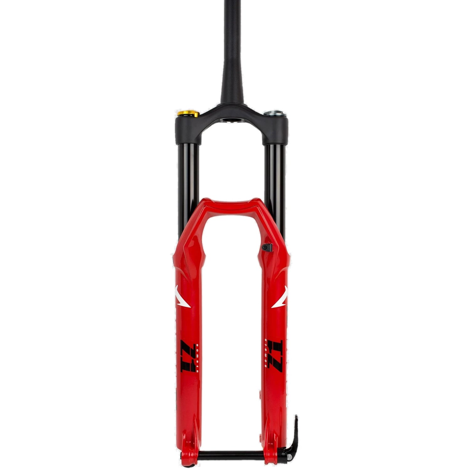 Marzocchi Bomber Z1 GRIP Sweep-Adj 15QR 110mm Tapered Forks - Red 27.5 Wheel / 180mm Travel / 15QR x 110mm Axle / 44mm Rake