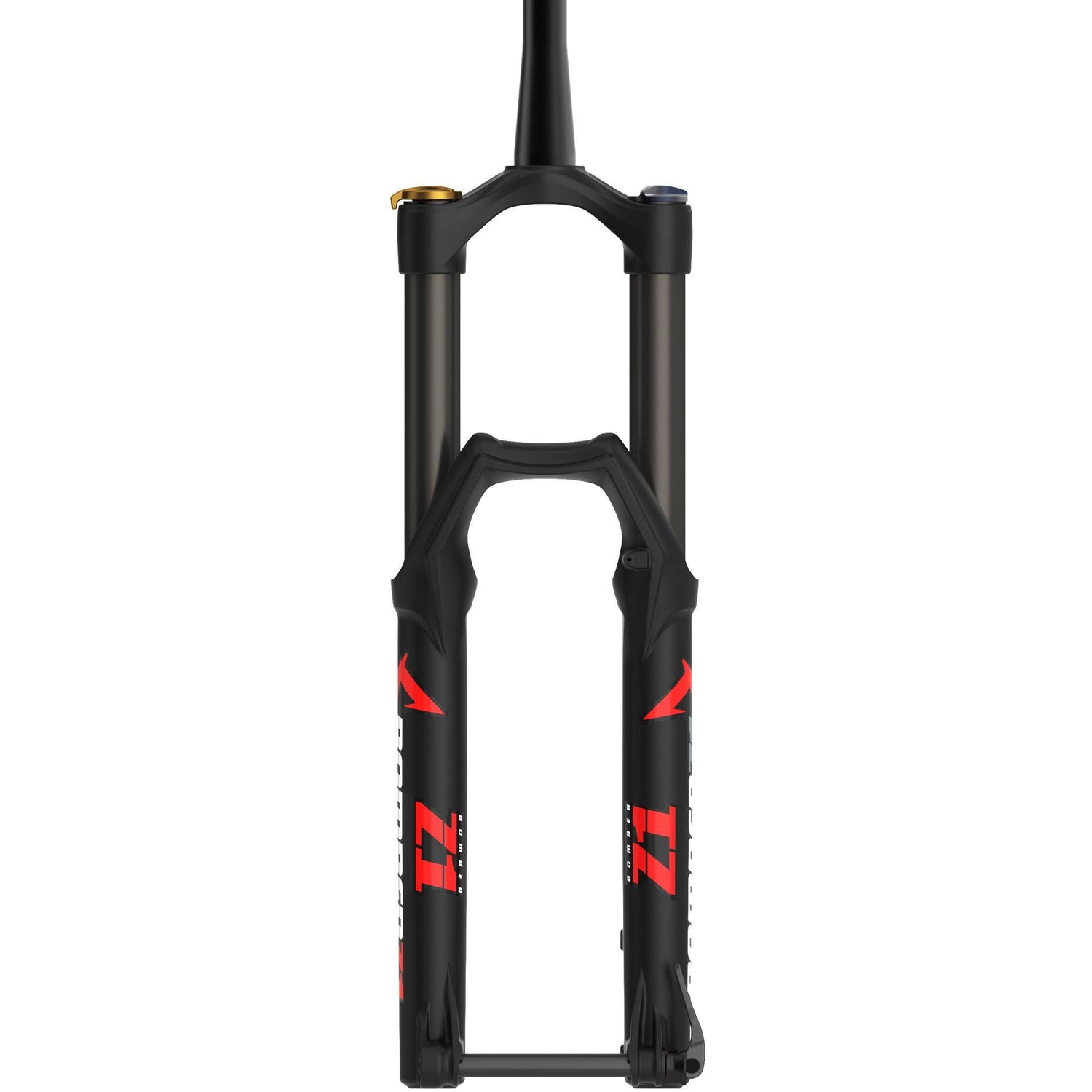Marzocchi Bomber Z1 GRIP Sweep-Adj 15QR 110mm Tapered Forks - Black 27.5 Wheel / 180mm Travel / 15QR x 110mm Axle / 44mm Rake