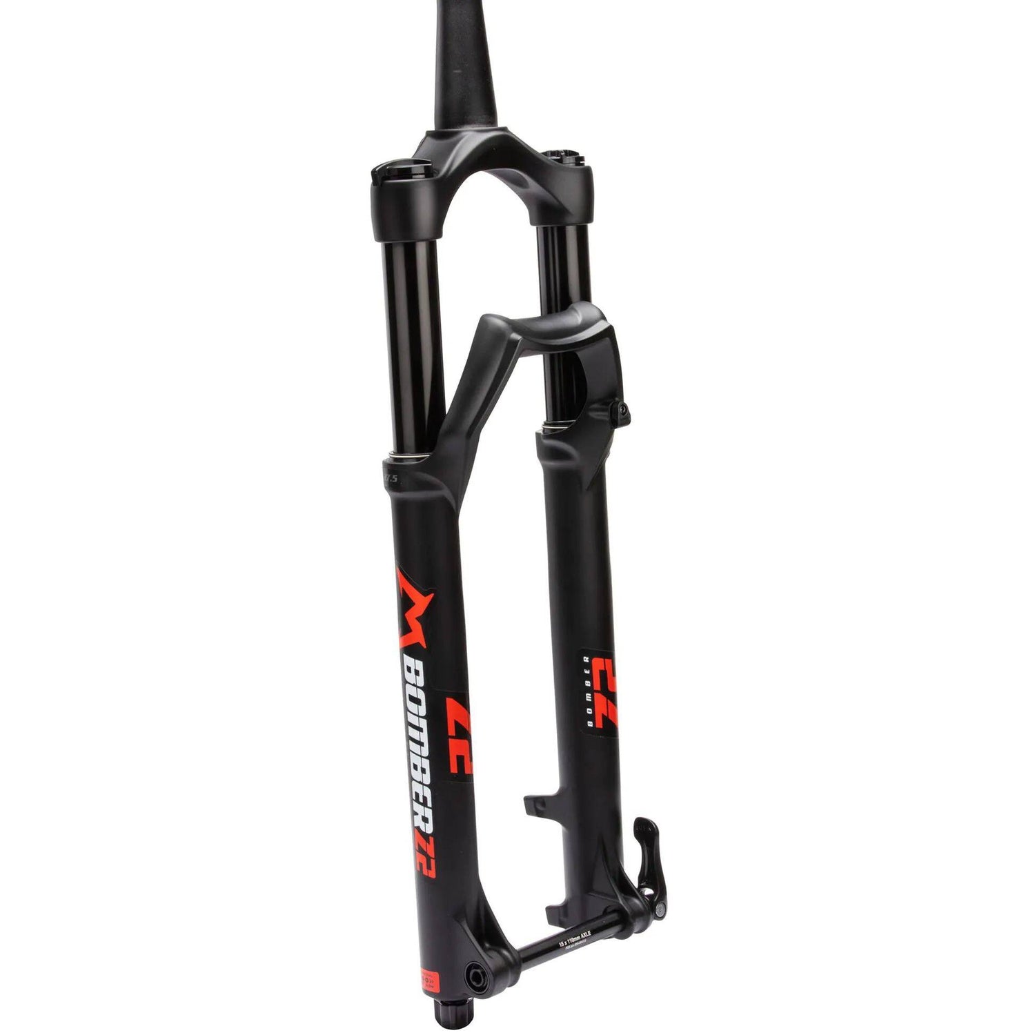 Marzocchi Bomber Z2 RAIL Sweep-Adj 15QR 110mm Tapered Forks - Black 27.5 Wheel / 150mm Travel / 15QR x 110mm Axle / 44mm Rake