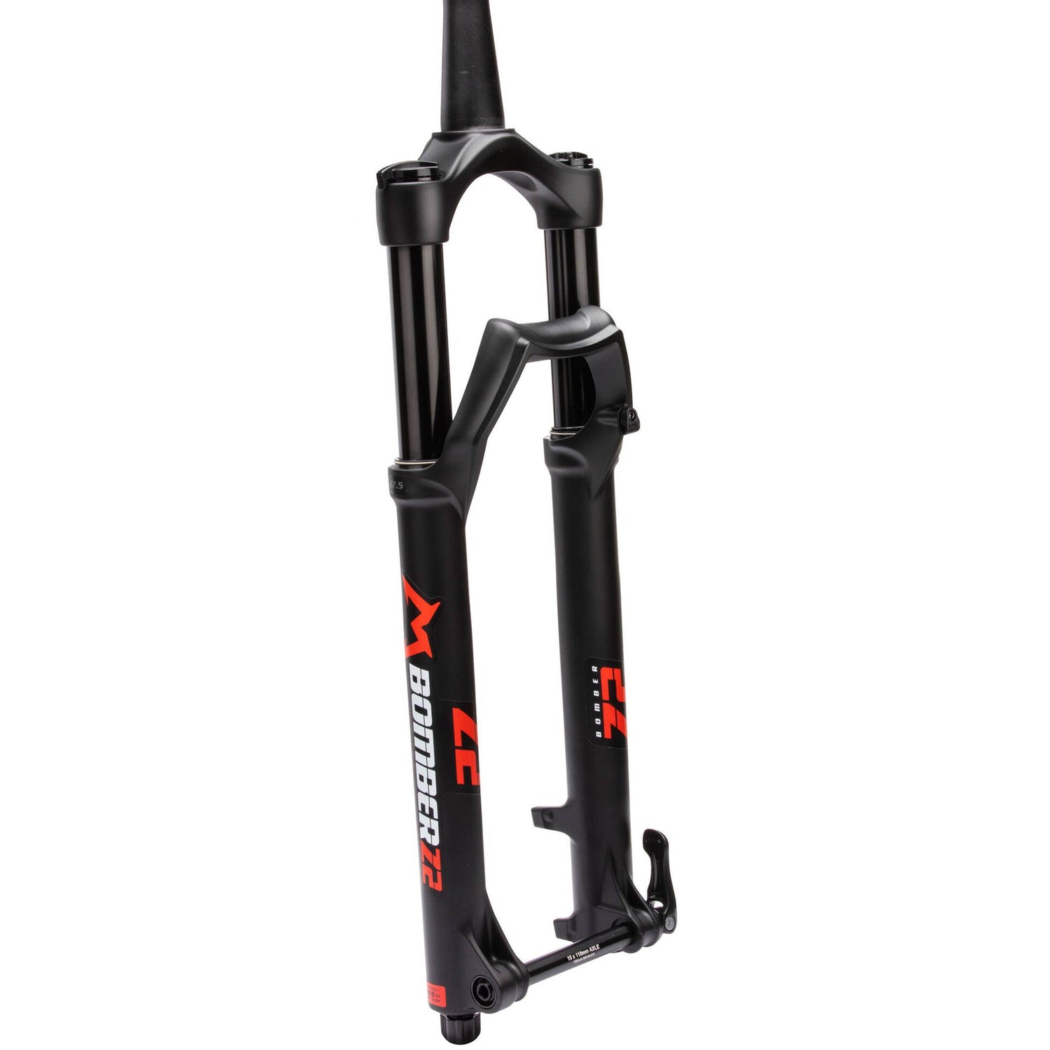 Marzocchi Bomber Z2 RAIL Sweep-Adj 15QR 110mm Tapered Forks - Black 29 Wheel / 120mm Travel / 15QR x 110mm Axle / 44mm Rake