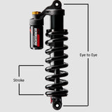 Marzocchi Bomber CR Rear Suspension Shock - Black 222mm Length x 70mm Stroke (8.75 x 2.75)