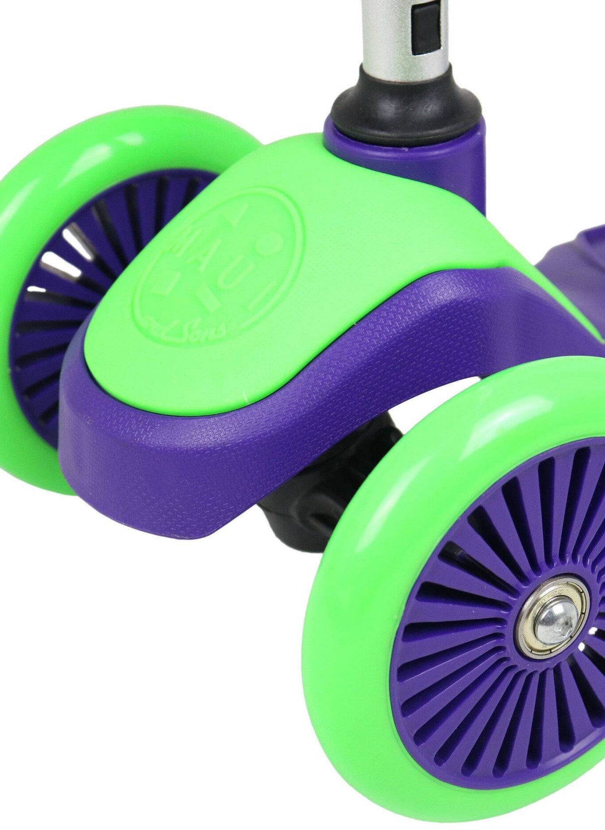 Maui And Sons Mini Sharkman Complete Scooter - Purple/Green