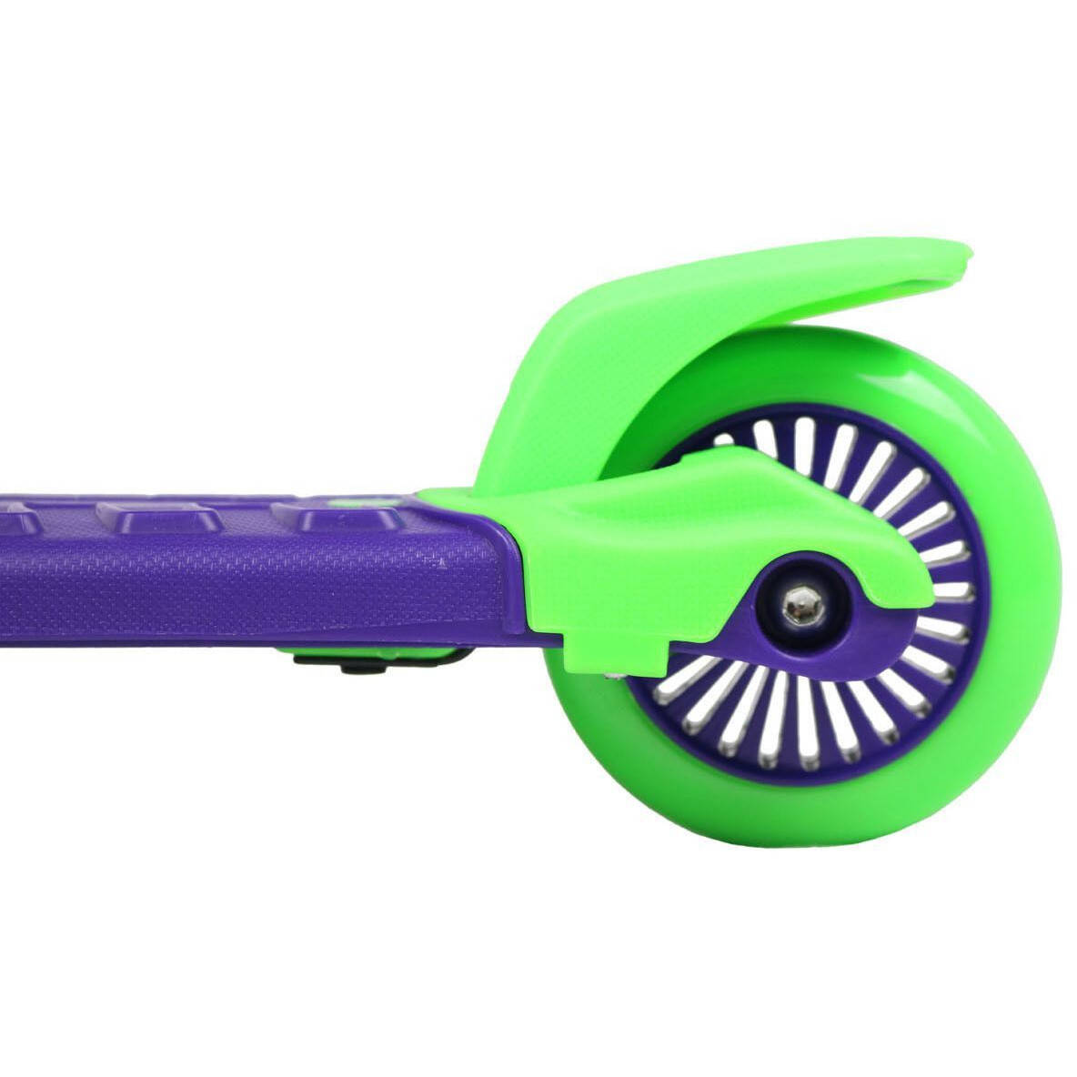 Maui And Sons Mini Sharkman Complete Scooter - Purple/Green