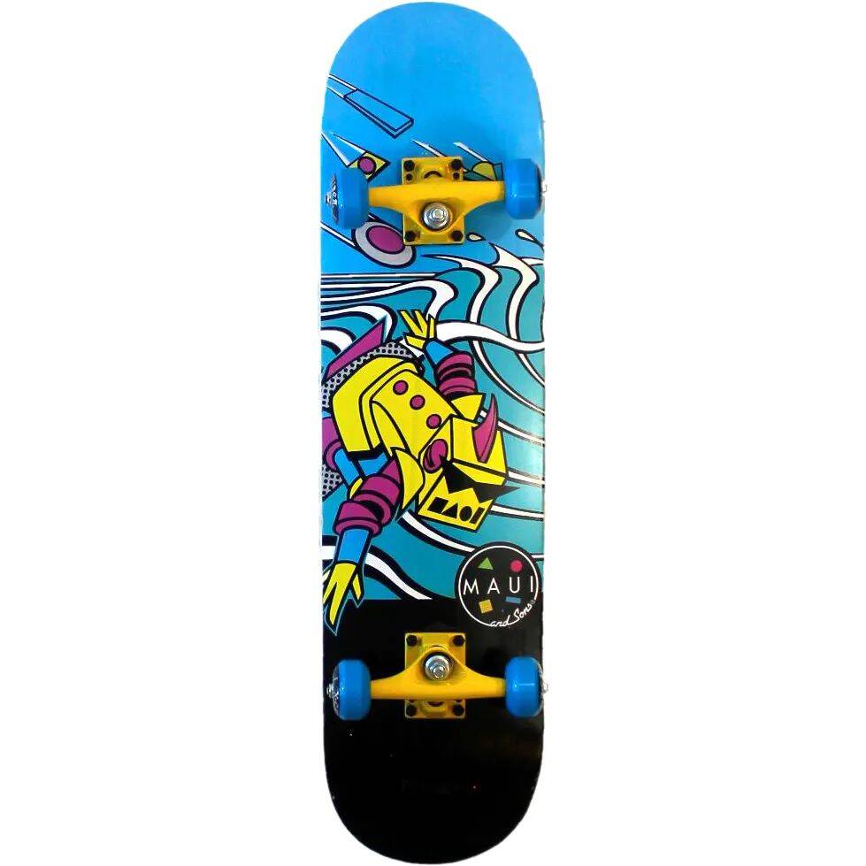Maui and Sons Invasion Complete Skateboard - 8''