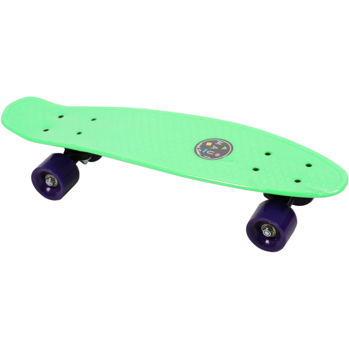 Maui and Sons 22'' Cruiser Skateboard - Green/Purple