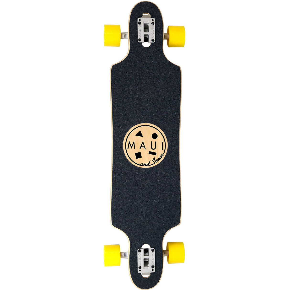 Maui and Sons Island Style Drop Through Complete Longboard - 36''