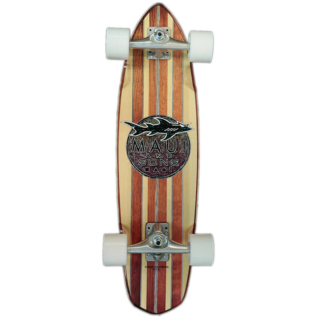 Maui and Sons Kali Style Complete Cruiser Skateboard - 32''